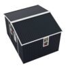 8x10ft-Outdoor-Storage-Shed,-Windows-Lockable-Doors,-Dark-Gray-Storage-Sheds (2) 8x10ft Outdoor Storage Shed, Windows Lockable Doors, Dark Gray Storage Sheds