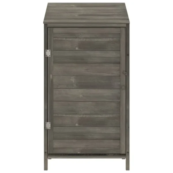 vidaXL-Garden-Shed-Anthracite-21.7_x20.5_x44.1_-Solid-Wood-Fir (1) vidaXL Garden Shed Anthracite 21.7"x20.5"x44.1" Solid Wood Fir - 21.7" x 20.5" x 44.1"