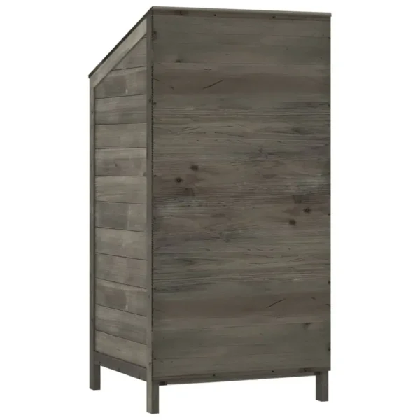 vidaXL-Garden-Shed-Anthracite-21.7_x20.5_x44.1_-Solid-Wood-Fir (2) vidaXL Garden Shed Anthracite 21.7"x20.5"x44.1" Solid Wood Fir - 21.7" x 20.5" x 44.1"