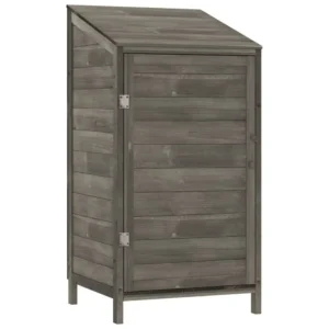 vidaXL-Garden-Shed-Anthracite-21.7_x20.5_x44.1_-Solid-Wood-Fir vidaXL Garden Shed Anthracite 21.7"x20.5"x44.1" Solid Wood Fir - 21.7" x 20.5" x 44.1"